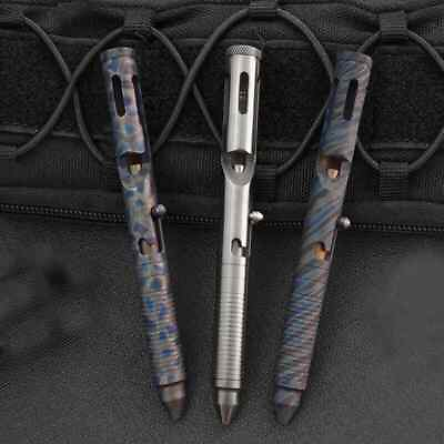 #ad New EDC TC4 Titanium Alloy Signature Pen Pocket Multi purpose Tool Ballpoint Pen