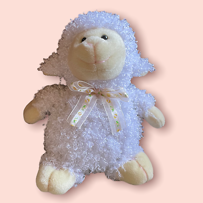 Easter Plush Lamb With Curly Hair by Best Toys Limited