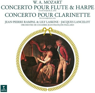#ad Jean Pierre Rampal Mozart: Concerto for flute amp; harp Clarinet Concerto New Vi