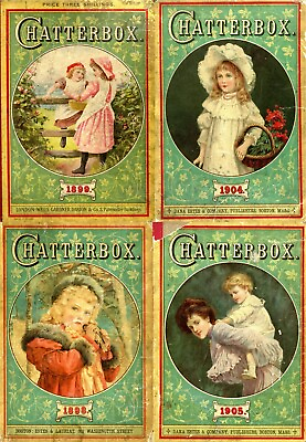 #ad Chatterbox Vol.4 1898 1905 Old Rare Illustrated Victorian Magazine on DVD