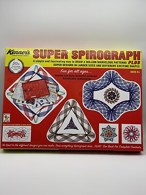 Kenners Commemorative Edition 50th Anniversary Kahootz Super Spirograph Art Set