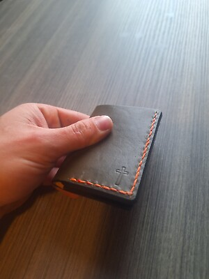 #ad Minimalist Handcrafted Leather wallet