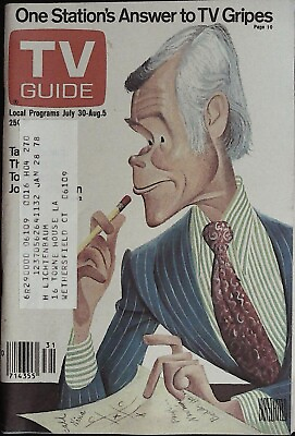 #ad TV Guide July 30 1977 Johnny Carson