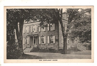 #ad #ad New York NY Van Cortlandt House Exterior Bronx Vintage Postcard