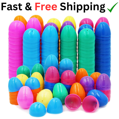 Colorful Fillable Plastic Easter Eggs Assorted Colors Easter Egg Hunts