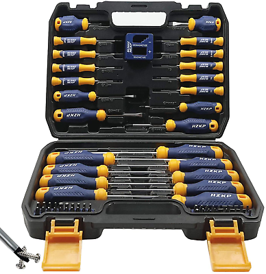 66pcs Replaceable Bits Magnetic Screwdriver Set With Case Slotted Phillips Torx