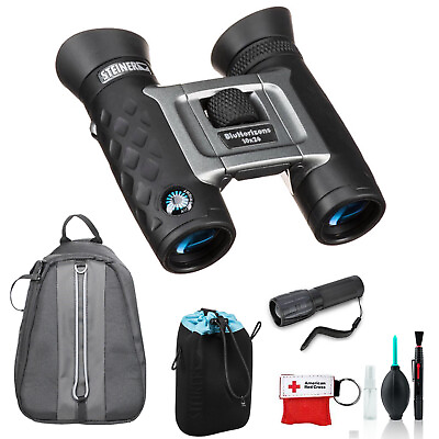 #ad Steiner 10x26 BluHorizons Binoculars Bundle with Backpack
