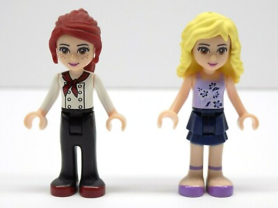#ad Lego Friends Minifigures Mia and Danielle from 41006 LF260