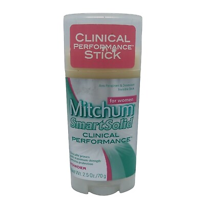 #ad Mitchum Smart Solid for Women Clinical Performance Deodorant 2.5 oz Powder Scent