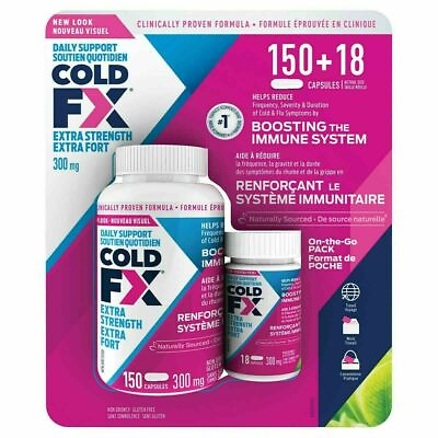 #ad ✅✅Cold FX Extra strength Immunity Booster 168 capsules 300 mg Free Shipping✅✅✅✅✅