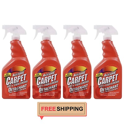 #ad Lot Of 4 LA#x27;S Totally Awesome Carpet Spot amp; Stain Remover Cleaner 32 oz
