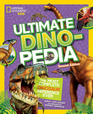 #ad National Geographic Kids Ultimate Dinopedia Second Edition Hardcover GOOD