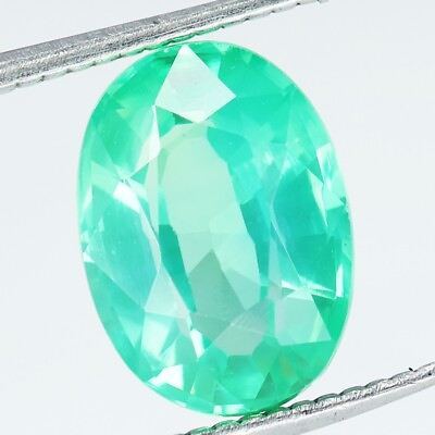#ad Paraiba Natural Tourmaline Blue Green Loose Gemstones Oval Cut Certified 2 3 Ct