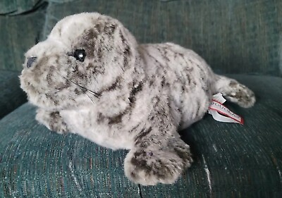 Douglas Cuddle Toys Realistic SEAL Gray 12” Stuffed Animal Plush Sea Toy