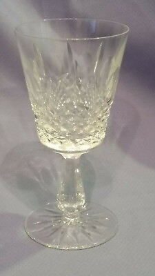 VINTAGE WATERFORD CRYSTAL #x27;KENMARE#x27; CUT 10oz WATER GOBLET GLASS 6 3 4quot;H