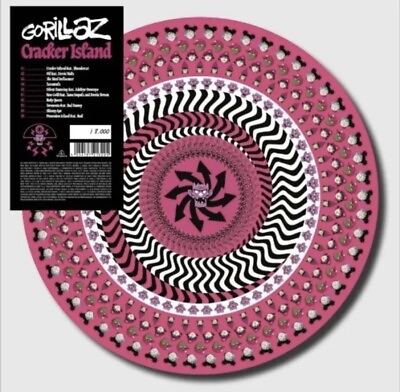 Gorillaz Cracker Island Limited Edition Zoetrope Vinyl LIMITED 8000