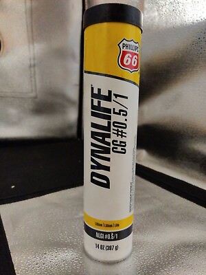 10 Pack of Phillips 66 Lithium Grease Dynalife CG #0.5 1; 10 14oz tubes