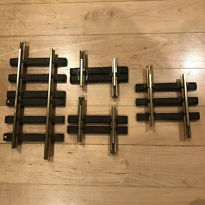 LGB Assortment Of 4 Special Sized Brass Track 1015 1007 1005 1004 Must Have