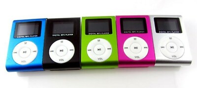 MP3 Music Player With Digital LCD Screen Mini Clip Support 32GB Micro SD TF