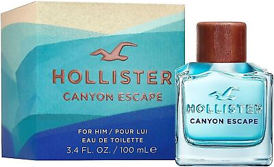 #ad Canyon Escape By Hollister cologne for him EDT 3.3 3.4 oz New in Box