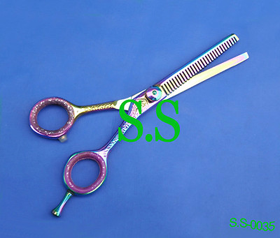 #ad Multi Color Single Edged Professional Hairdressing 5.5quot; Scissors S.S 0035