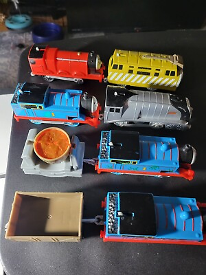 #ad #ad Thomas The Train amp; Friends 2013 Trackmasters Gullane Motorized 8 Piece Lot.
