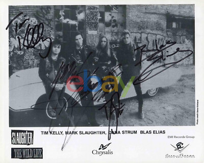 #ad SLAUGHTER 1992 8x10 Signed Autographed promo reprint