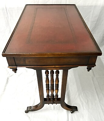 Early 19th Century Regency Rolling Writing Desk with Tooled Leather Top.