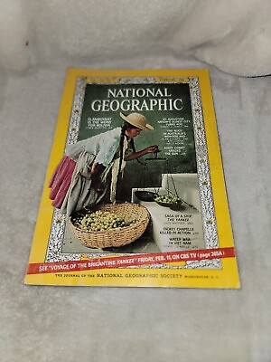#ad NATIONAL GEOGRAPHIC Magazine FEBRUARY 1966 ST. AUGUSTINE TURNS 400 BOLIVIA