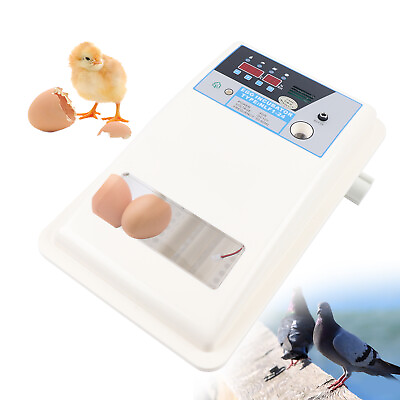 #ad Auto Turning Digital Incubator Automatic Hatch Chicken Duck Egg Turner 24 Eggs