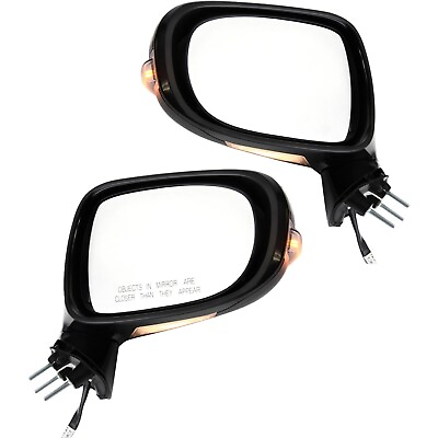 #ad Pair Mirrors Set of 2 Driver amp; Passenger Side Heated Sedan Left Right for IS250