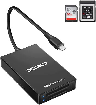 #ad Sony XQD Reader USB 3.0 XQD SD Card 2 in 1 Memory Card Reader 5Gpbs Super Speed