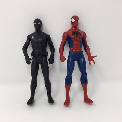 #ad Spider Man Figure Toy Lot Stealth Suit Night Monkey 5 1 2 Inch