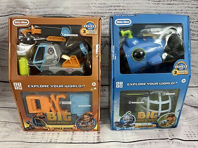 #ad Little Tikes Big Adventures Space Rover and Submarine Toys New
