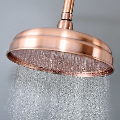 1Pcs Bath Antique Top Spray Shower Head Bathroom Shower Head Antique Round