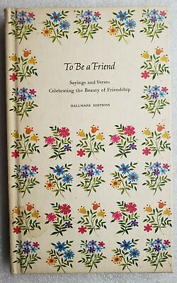 #ad To Be a Friend Hallmark Edition 1967