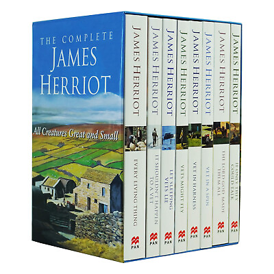 All Creatures Great and Small: The Complete James Herriot 8 Books Box Set PB