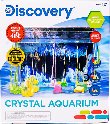 Discovery Crystal Growing Aquarium At Home STEM Kits For Kids Age 12 And Up