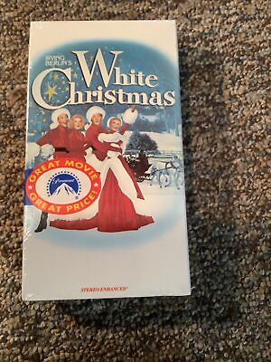 #ad VHS White Christmas Movie Sealed New