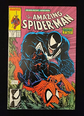 #ad Amazing Spider Man #316 VF 8.5 Todd McFarlane Venom Cover Marvel 1989