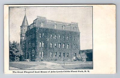 #ad #ad Floral Park NY New York Seed House of John Lewis Childs Vintage Postcard
