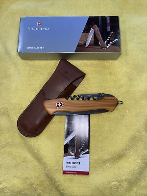 VICTORINOX Knife Sommelier Knife Wine Opener Corkscrew Wine Master Olive Wood