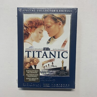 #ad New Sealed Titanic Special Collector#x27;s Edition DVD James Cameron Dicaprio