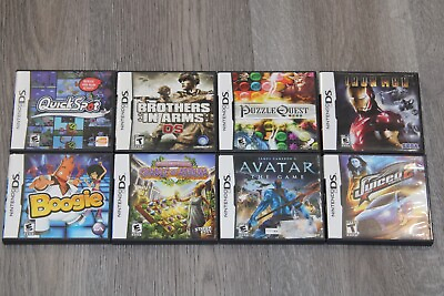 #ad Lot of 8 Kids Games for Nintendo DS: Brothers in Arms Iron Man Avatar More