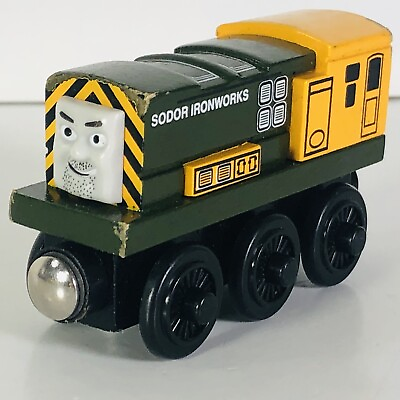 #ad Thomas the Train Iron Bert Tank Engine Wooden Railway Friends Green 2003