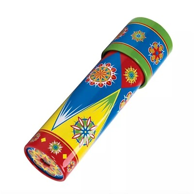 Classic Tin Kaleidoscope Swirling Colors Educational Toys NWT