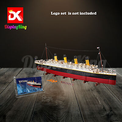 Display King Acrylic photo frame for Lego Titanic 10294 NEW