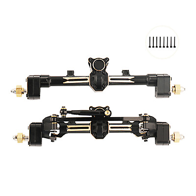 #ad Brass Parts Front Rear Axle For 1 24 Axial SCX24 90081 AX24 RC Crawler Car