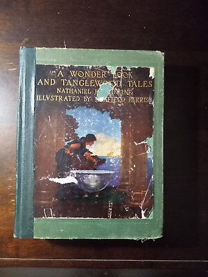 A WONDER BOOK OF TANGLEWOOD TALES NATHANIEL HAWTHORNE 1930 WITH PARRISH PLATES.