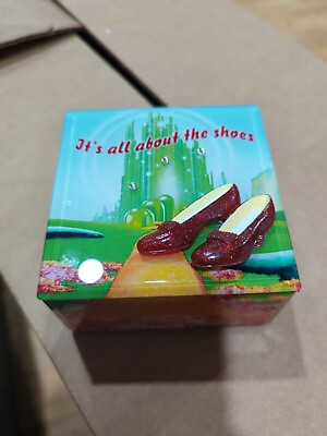 San Francisco Music Box Wizard Of Oz Ruby Slipper Jewelry All About the Shoes